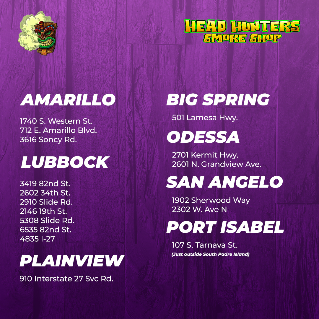 Stündenglass products are now available at <a href="/HeadHunters_SS/">Head Hunters Smoke Shop</a> stores in Texas 🤠