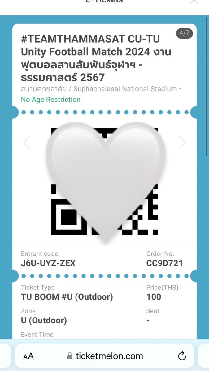 HeartsparkleB's tweet photo. ปล่อยบัตรงานบอล CU-TU 5ใบค้าบ โซนU Outdoor ทักมาได้เลยยย #TEAMTHAMMASAT #TEAMCHULA #งานบอลจุฬาธรรมศาสตร์ #ธรรมศาสตร์ #จุฬา #CUTU https://t.co/AU05zmPDZe