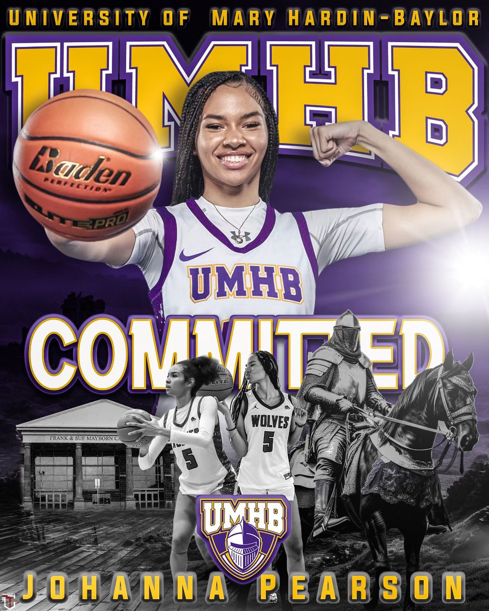 I am blessed to annouce my commitment to the University of Mary Hardin Baylor where I will continue my academic and athletic career!💜💛🤍#goCRU #commited