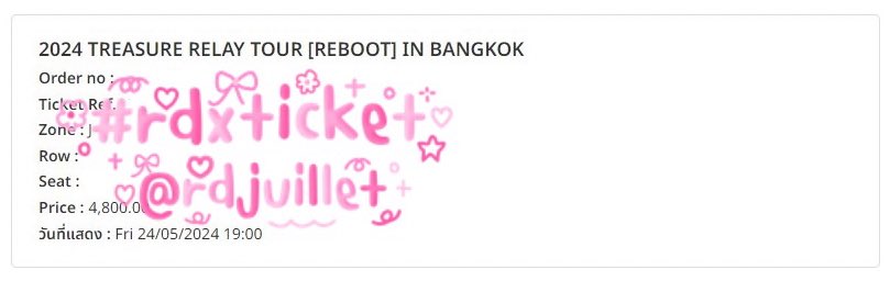 rdjuillet's tweet photo. รีวิวกดบัตรมาแล้วค่าา

คอน treasure รอบ membership
- กดได้ 2 ใบ ( โซน J , P )

คอน treasure รอบปกติ
- กดได้ 1 ใบ ( โซน SG )

คอน iu
- กดได้ 2 ใบ ( โซน A3 )

ขอบคุณที่ไว้ใจร้านอาร์ดีนะคะ 🙇🏻‍♀️
#รีวิวrdjuillet #rdxticket https://t.co/aLttHC53EZ