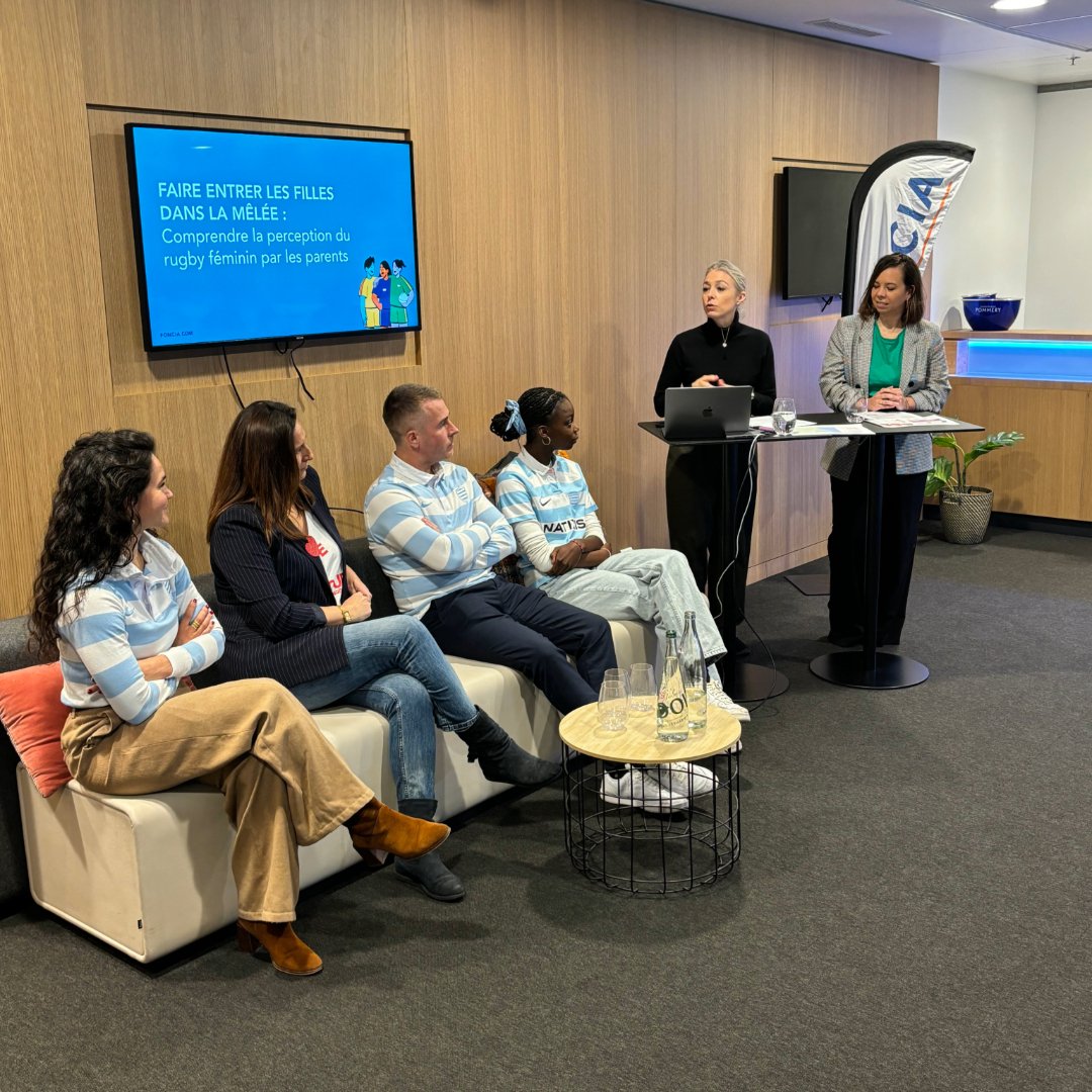 1. 🙋‍♀️ Faire entrer les filles dans la mêlée 🏉
Foncia révèle les résultats d’une étude réalisée avec #Kantar  visant mieux cerner la perception du #rugbyféminin par les parents. #RC92ASM