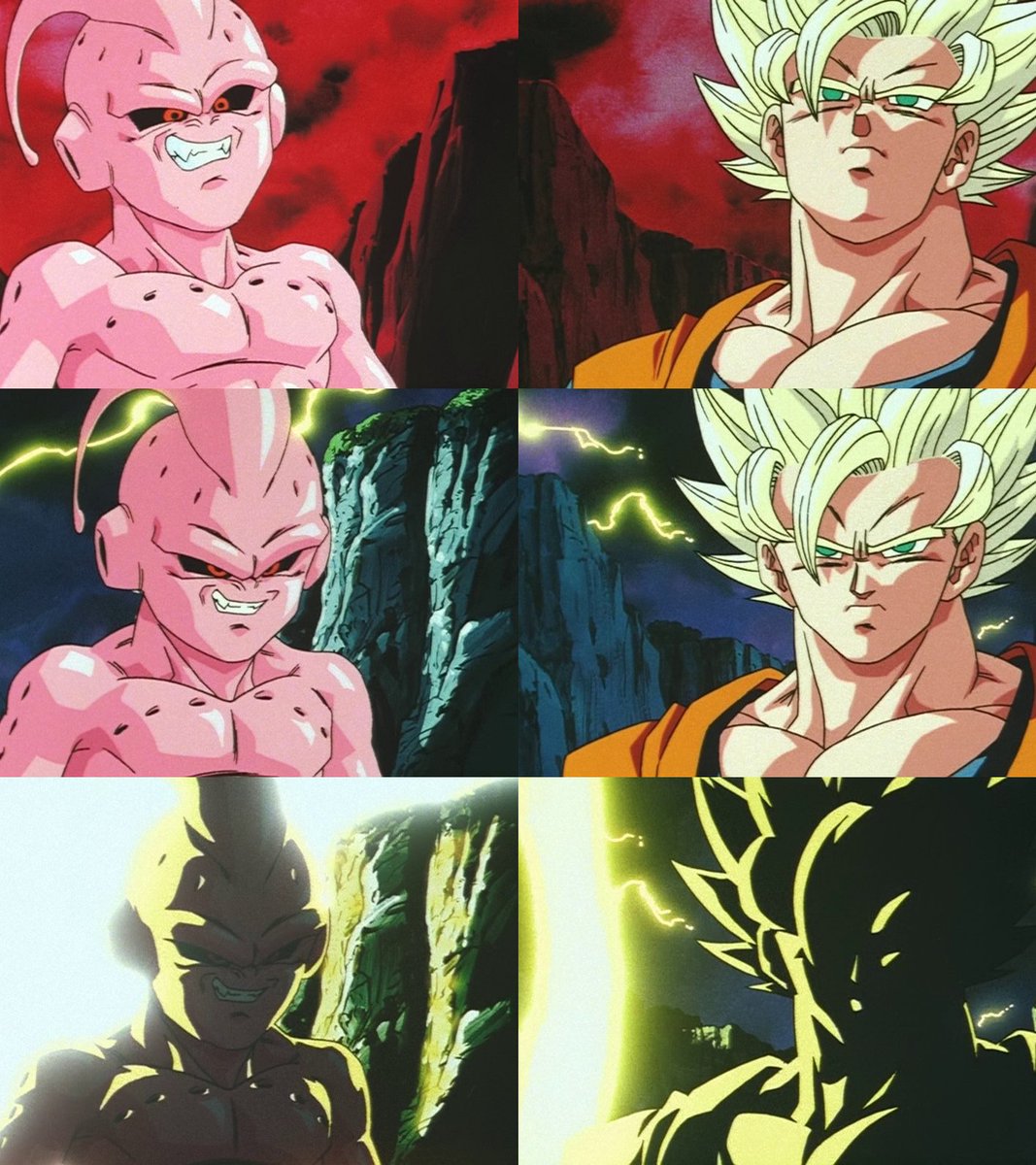 DbScreenCapture's tweet image. Dragon Ball Z - Episode 279
Goku SSJ2 vs Kid Buu