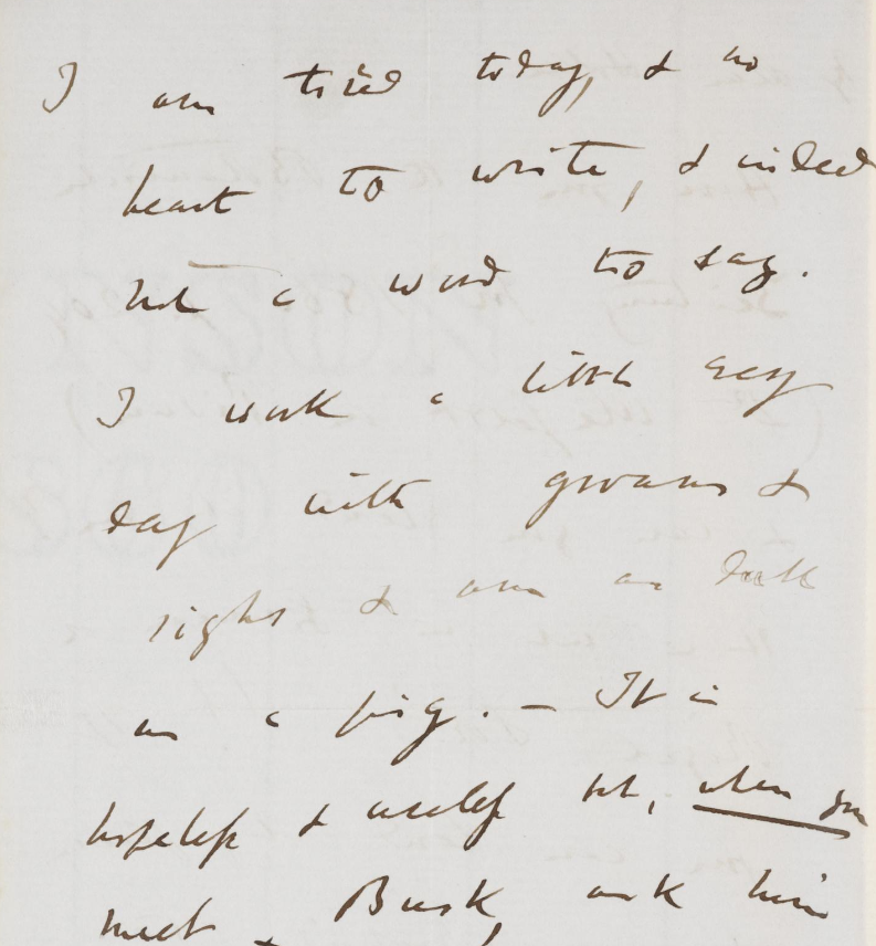 I am tired today, & no heart to write, & indeed not a word to say. I work a little every day with groans & sighs & am as dull as a pig. - It is hopeless & useless. -Charles Darwin wrote to a friend #OnThisDay in 1865