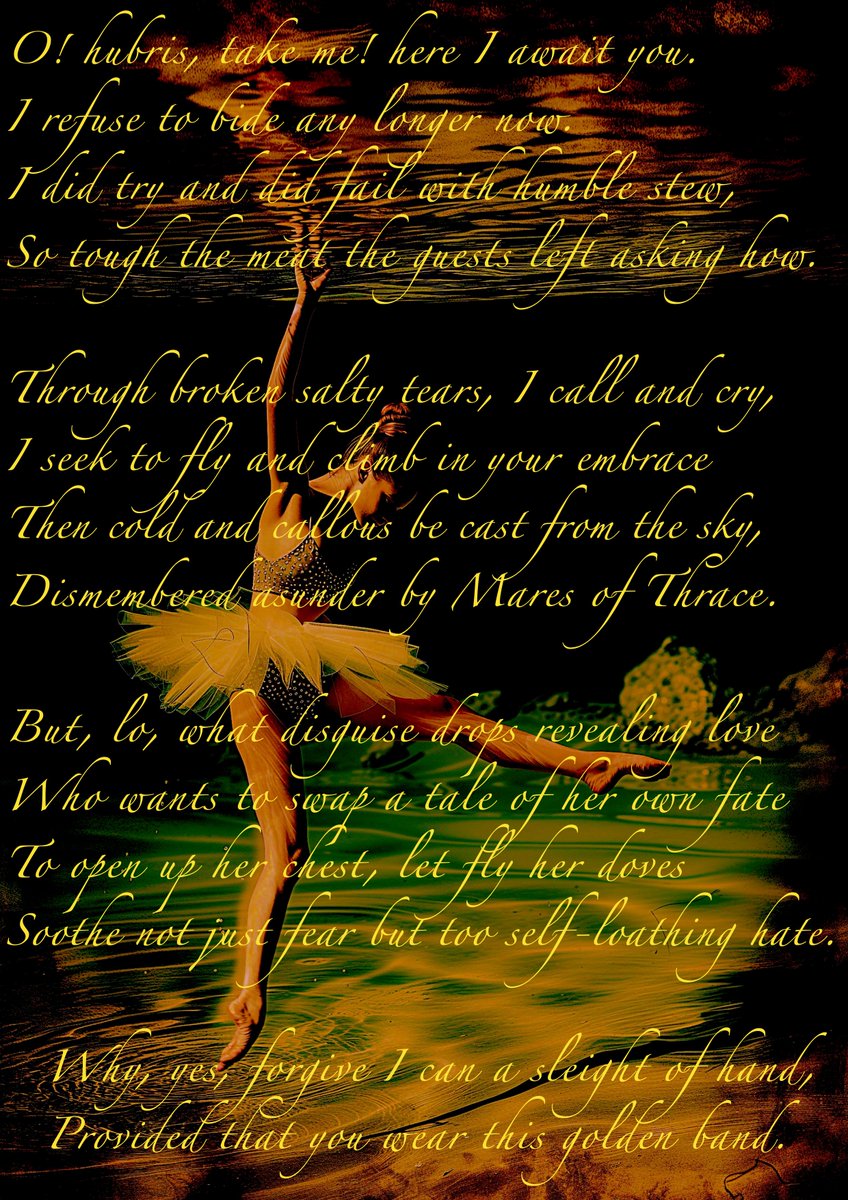 villemel's tweet image. #poetry #hubris #love #sonnet