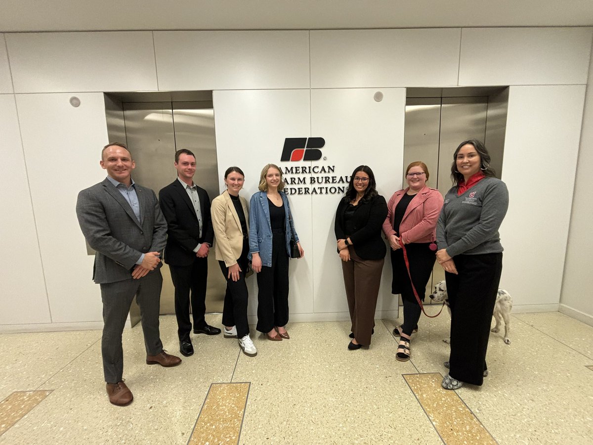 A great few days in DC with @CFAES_OSU Alpha Zeta Partners - learning policy, partnership, leadership in the food, ag, and natural resources sectors through the lens of our Federal system of government