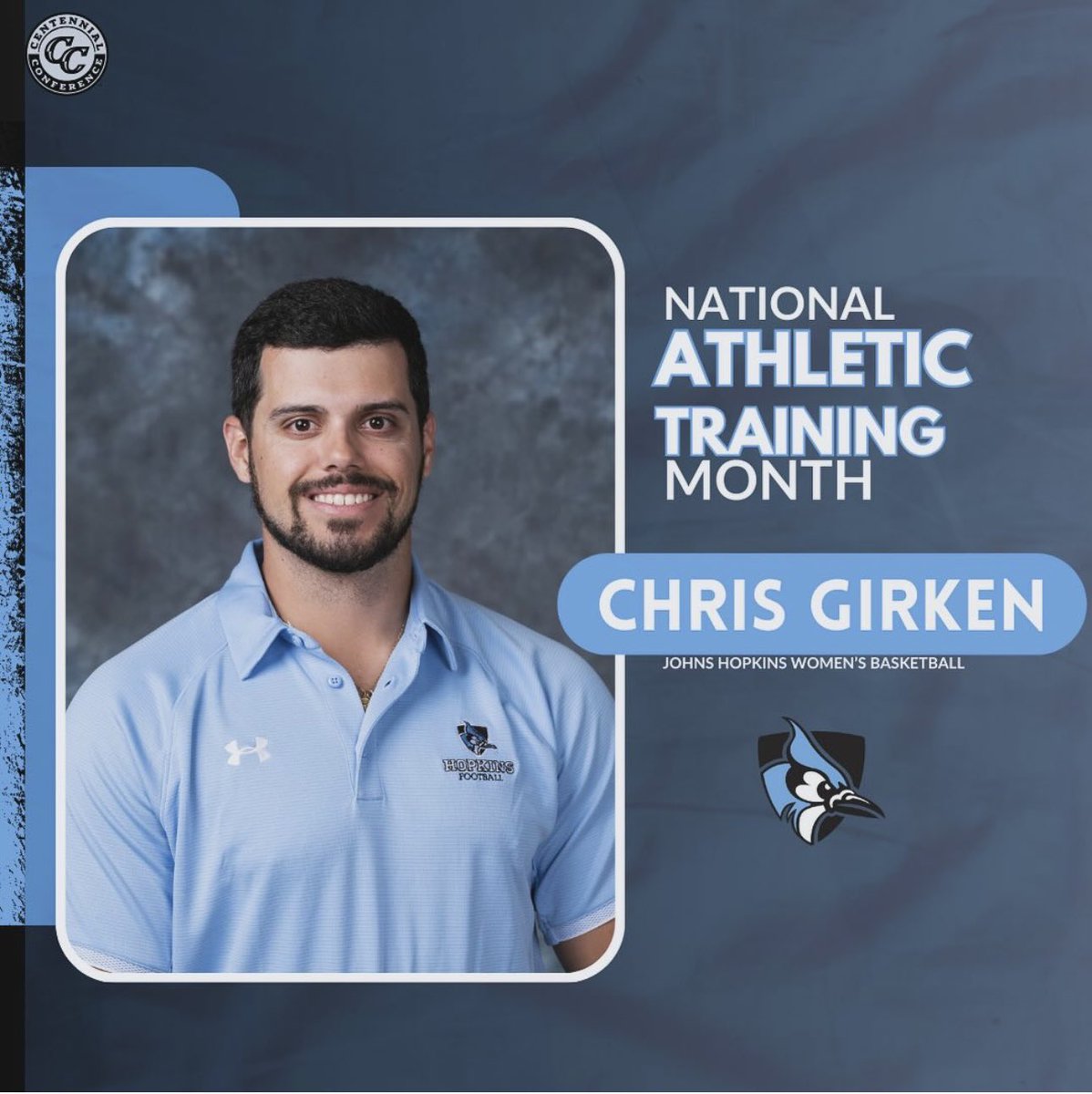 Happy National Athletic Training Month to our fave Chris Girken! 🏀 #gohop
