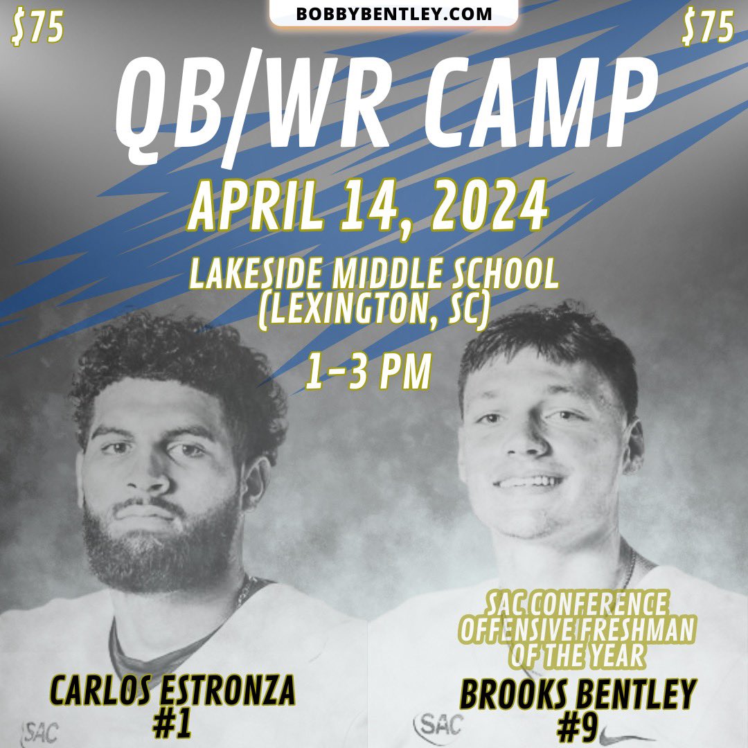 Register now at BobbyBentley.com @1Carlosestronza @BrooksBentley13