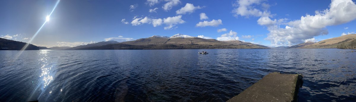 When the weather is not completely xxxx Scotland really is rather good.