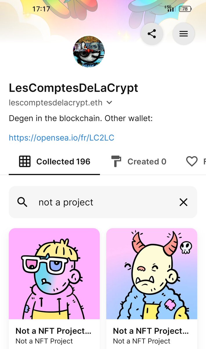 LaCryptCompte2X's tweet image. @poopie please buy all this project and relaunch it!! #NotANFTProject
By @0xnotpoopie

opensea.io/assets/ethereu…