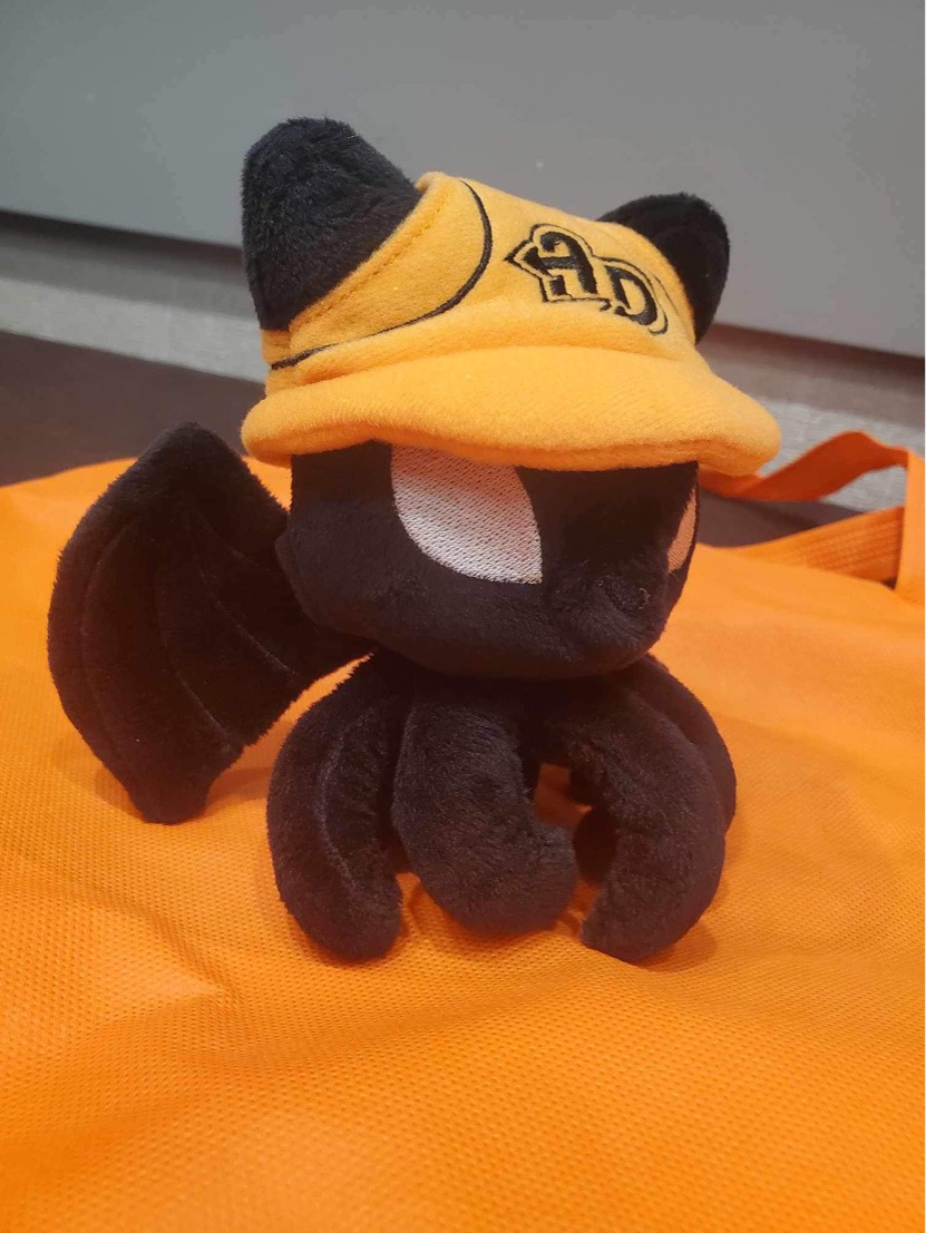 😈✨ Available exclusively at Anime Detour Merchandise! Visit us in  Nicollet A-1  
🎀 Don't miss out on the Demon Kitty Plush! Hurry before they disappear in the shadows!🌙 #DemonKitty #AnimeDetour #PlushieMadness