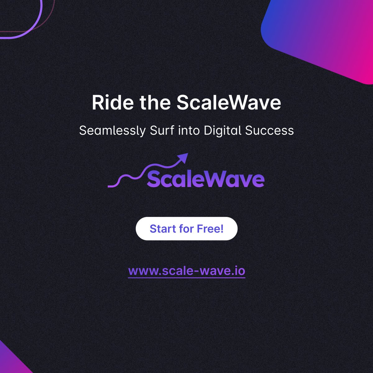 scale_wave's tweet image. 🌟 Ready to level up your business management game? 🚀 Dive into ScaleWave&apos;s world of possibilities!

scale-wave.io

Create a free account now and unlock a wealth of features waiting for you to explore!

#ScaleWave #BusinessManagement #MarketingFoundation #Operations