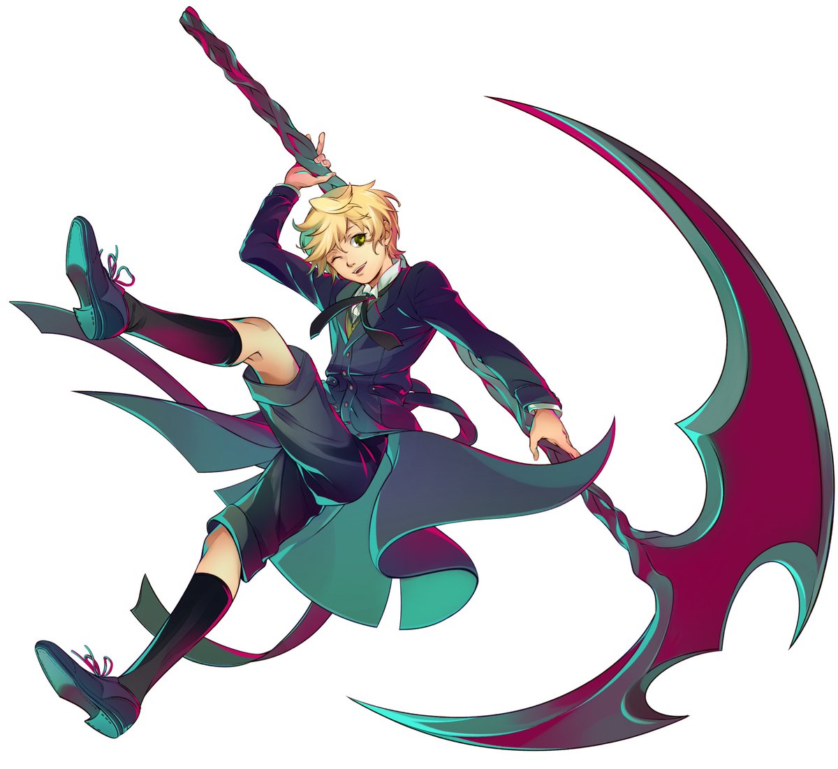 「was thinking how perfect ken amada's bat」|i love ozのイラスト
