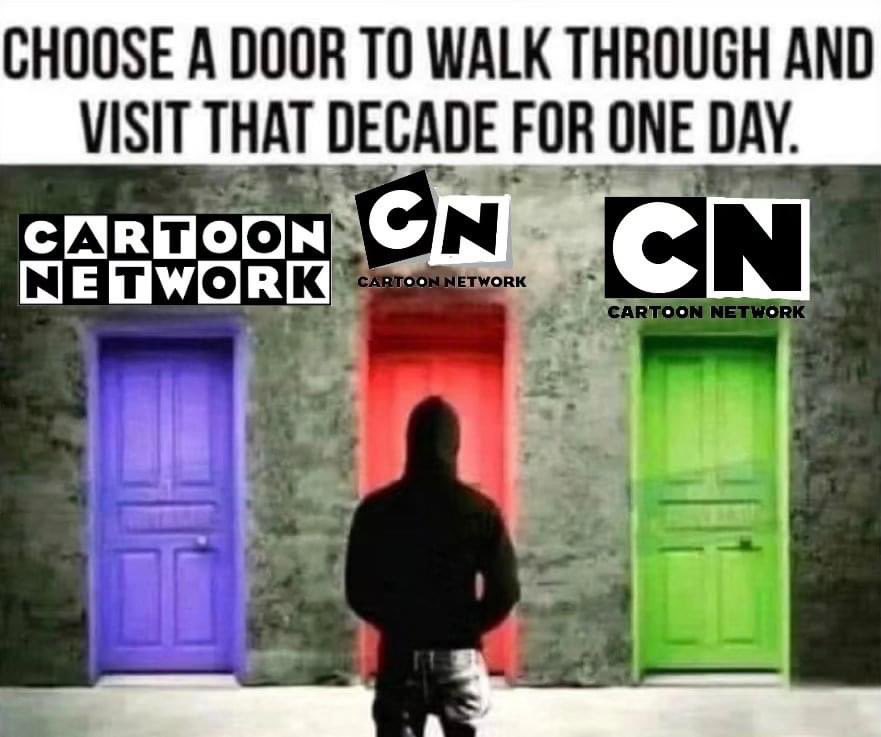 That first door is absolutely iconic! Which one are you taking? #CartoonNetwork #CartoonNetworkStudios #Animation #90skids