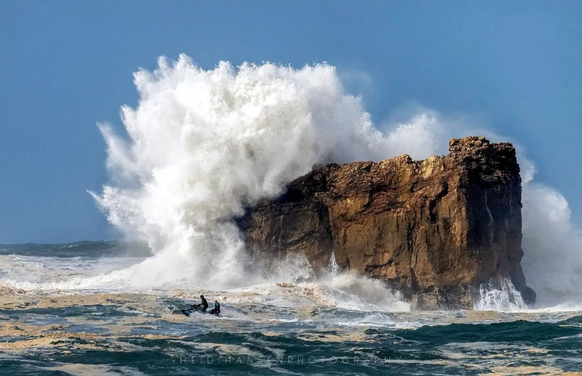 This is why I can’t have fun riding a Jetski in a flat ocean or lake. #Nazare has ruined that for me and @blockchainchick