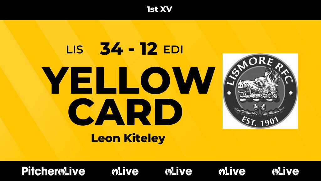 79': Leon Kiteley is yellow carded for Lismore RFC #LISEDI #Pitchero pitchero.com/clubs/lismore/…