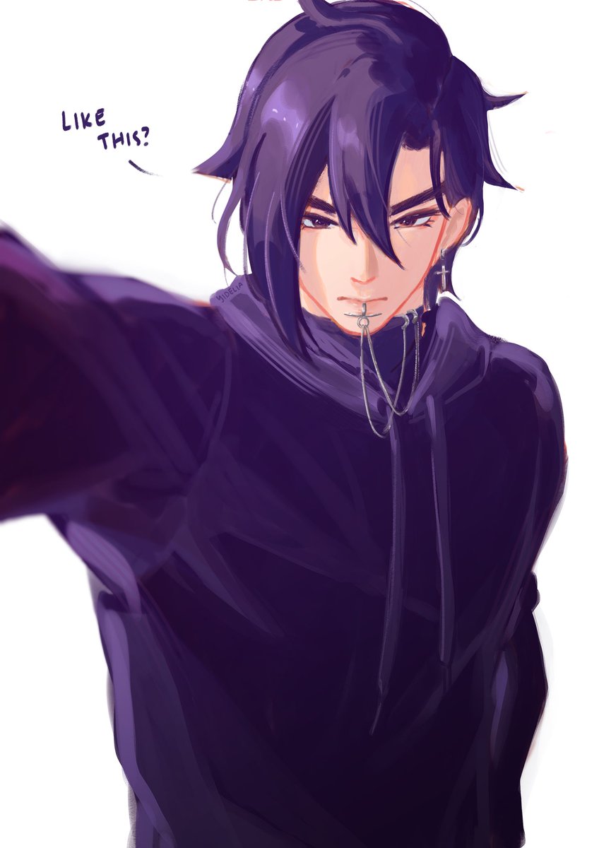 yideliaa's tweet photo. just a regular day in stardew valley: farmer asking sebastian to try the kabedon/wall lean trend https://t.co/oQ9EHaZnOS