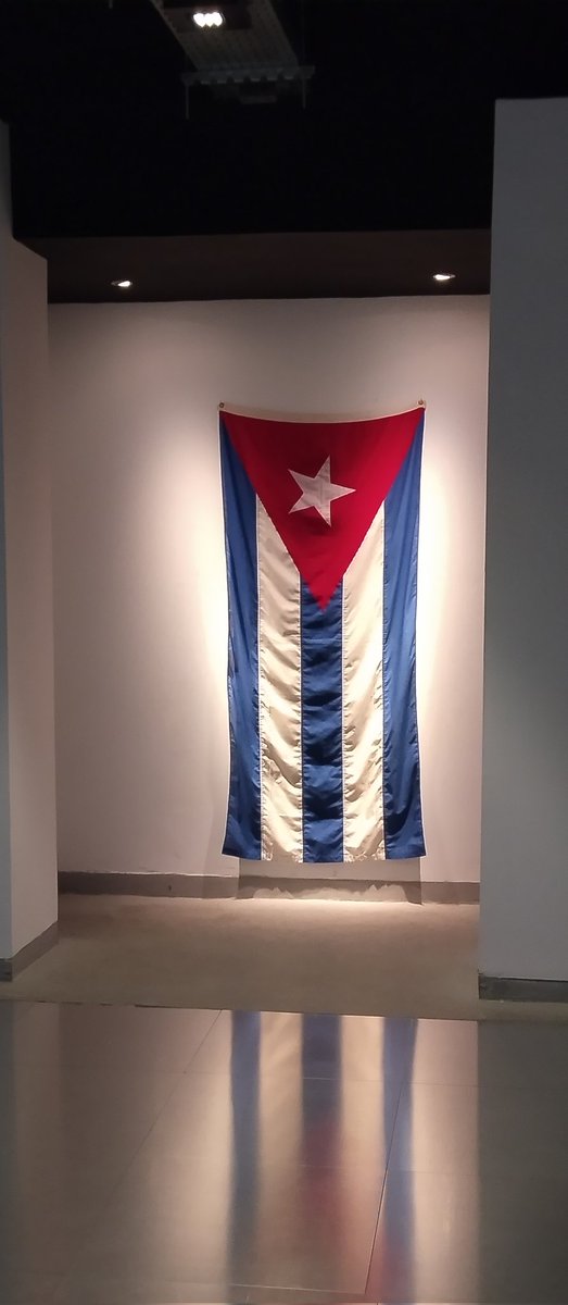 Orgullosa lució en la pelea,
sin pueril y romántico alarde;
¡al cubano que en ella no crea
se le debe azotar por cobarde!
....
Si deshecha en menudos pedazos
llega a ser mi bandera algún día…
¡nuestros muertos alzando los brazos
la sabrán defender todavía!…
#MiBanderaMiOrgullo.