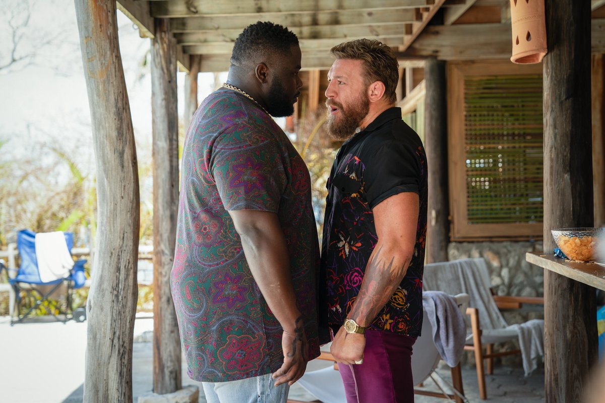 We had a face off… who won? We will never know 😂😂😂 #RoadHouse #AmazonPrime