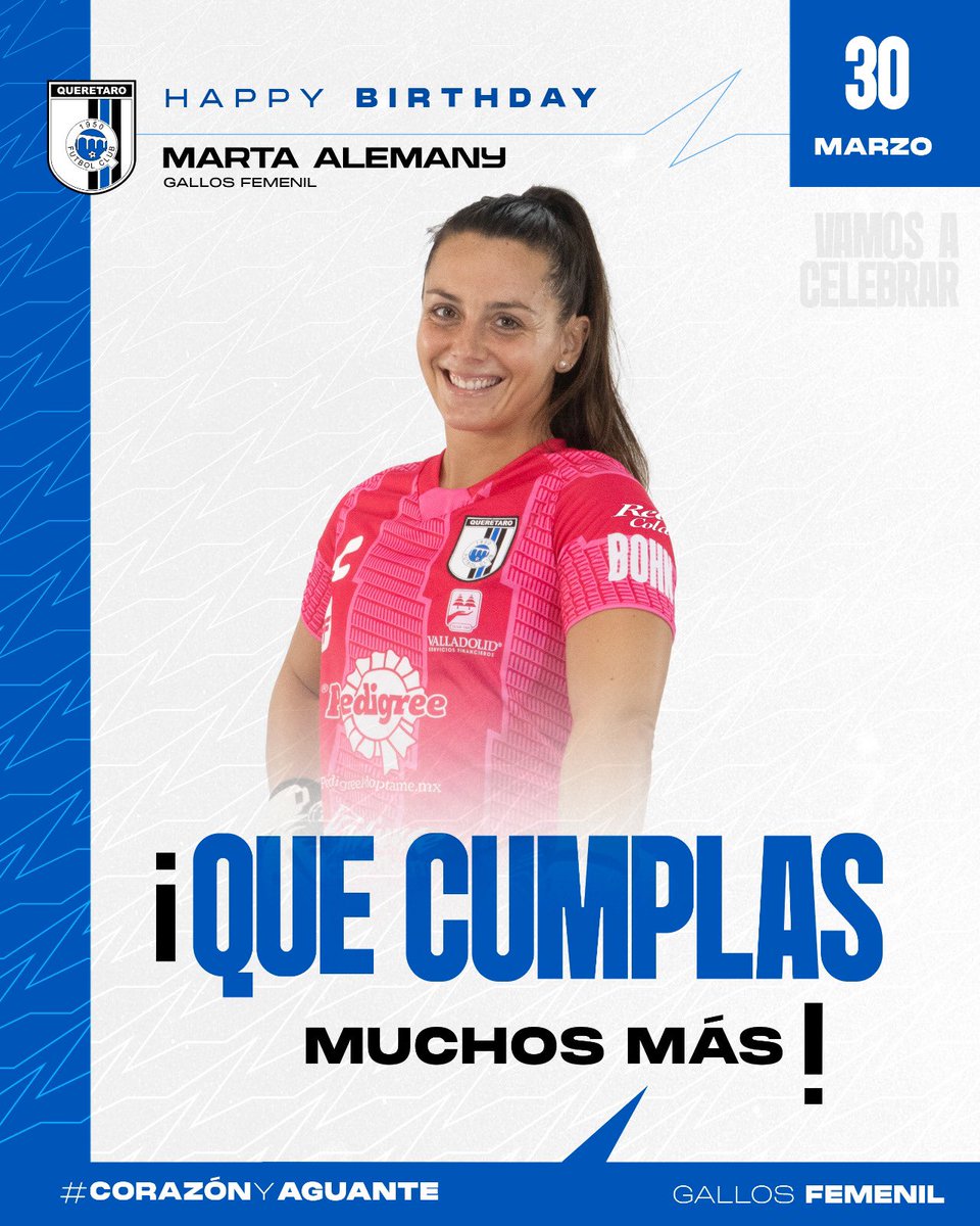 ¡Paren todo! Es cumpleaños de <a href="/martaalemany_/">Marta Alemany</a>. 🥳

¡Manden sus mejores deseos, Gallos! 

#CorazónyAguante