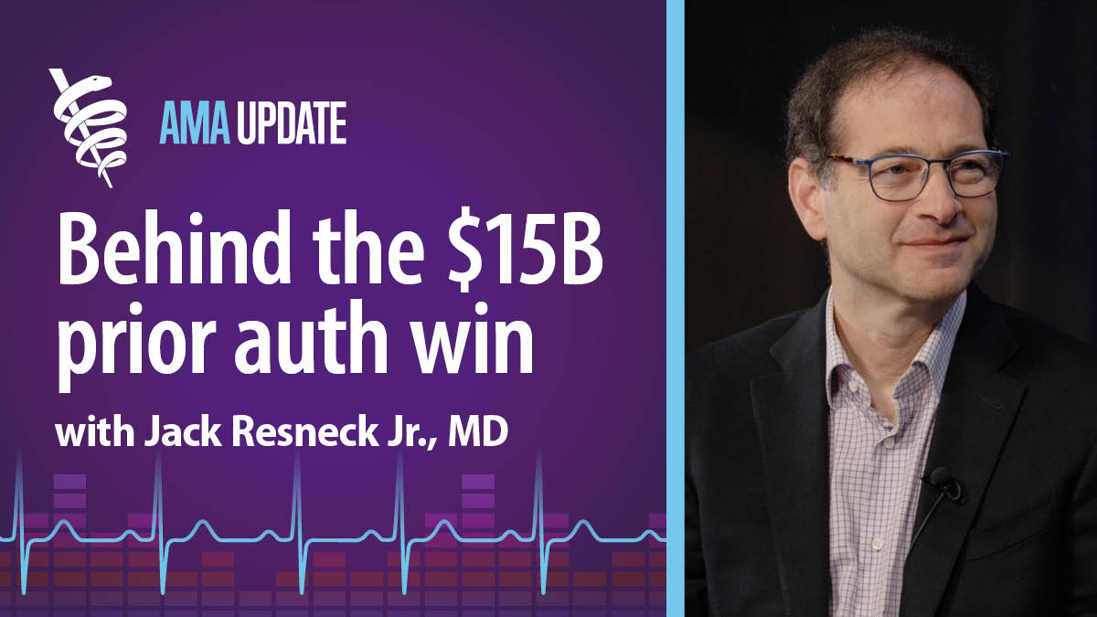 What is the new CMS rule for #priorauth? What is the CMS rule for interoperability? What triggers a prior authorization? AMA immediate past president @JackResneckMD discusses on this episode of AMA Update. spr.ly/6015Zl3BP