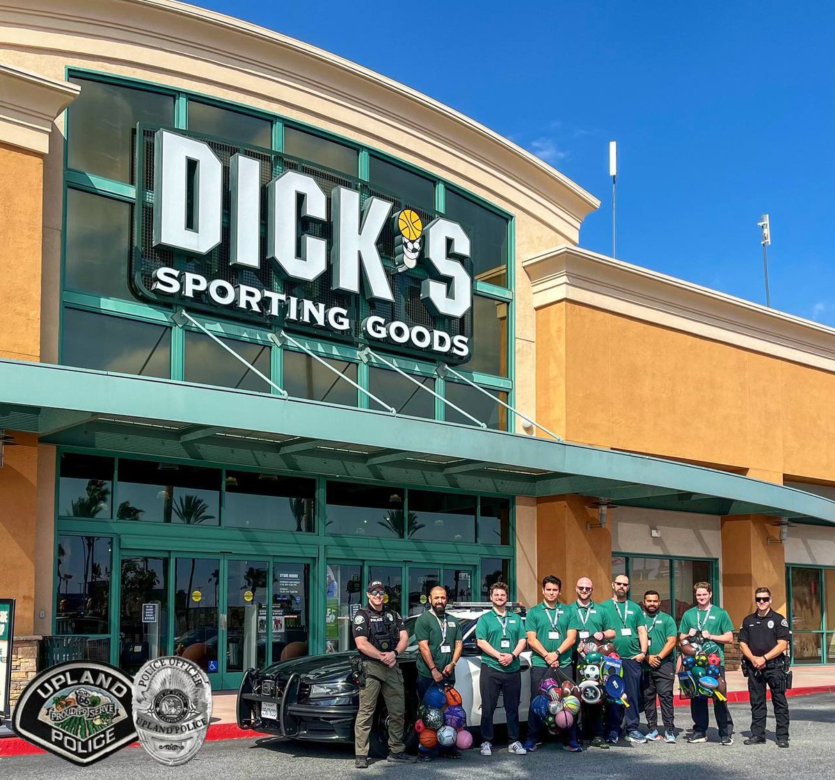 We would like to extend gratitude to DICK’S Sporting Goods for their generous donation of sports balls and frisbees. Their contribution will enhance our community outreach efforts and foster positive interactions between the department and the residents of Upland.