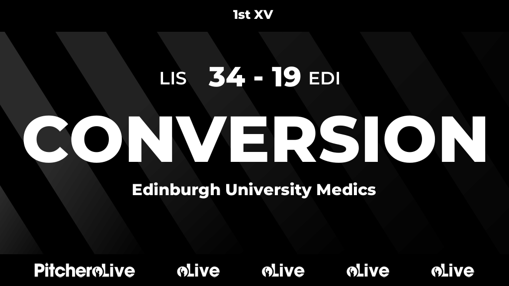 20': Conversion for Edinburgh University Medics #LISEDI #Pitchero pitchero.com/clubs/lismore/…