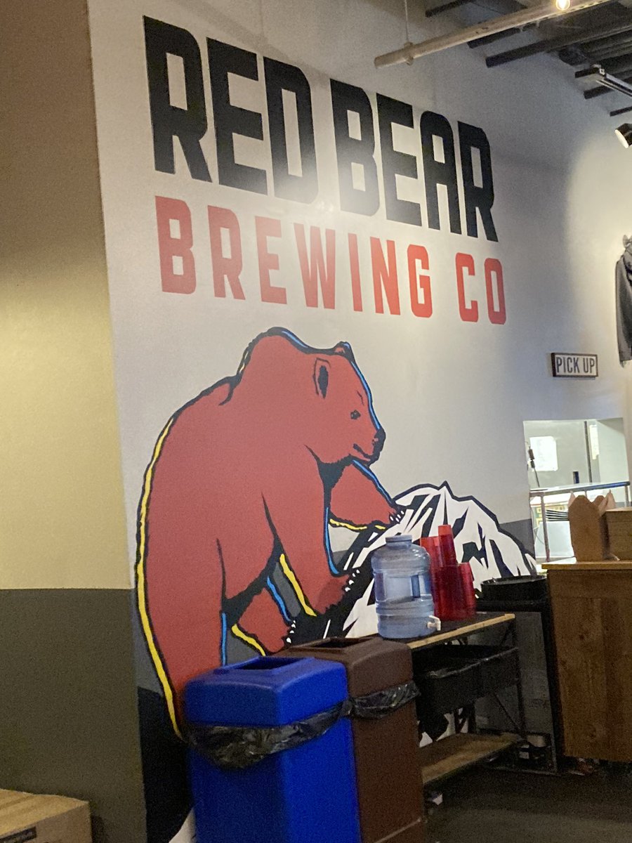 D.C. Brewery #2 that @TravisOLPC28 and @CounselorTodd hit up was @RedBearBrewing! Great atmosphere and great #brews with a wide variety on tap! 🍻 🐻 #RedBearBrewing #CraftBeer #Beer #WashingtonDC