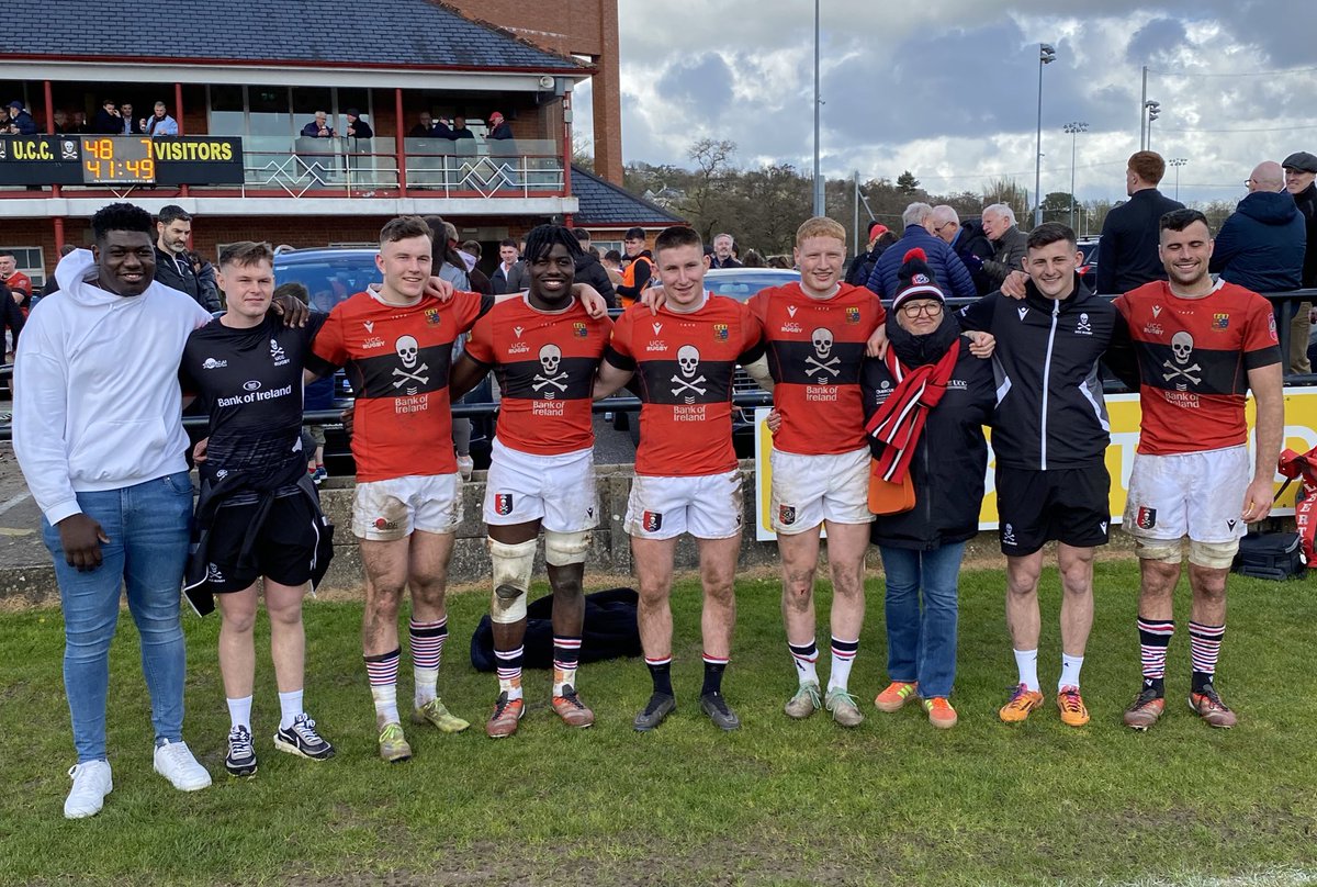 Powerful 48-7 win for @UCCRFC guarantees our spot in Division 1B next season. Proud of all the Quercus scholars who have given it their everything all season.