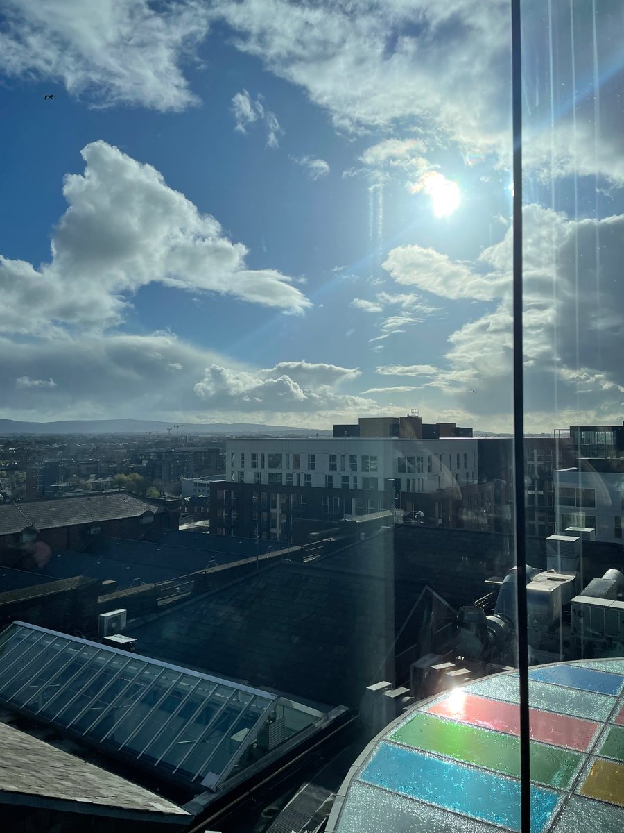 Sun out is out over Dublin @GuinnessIreland
