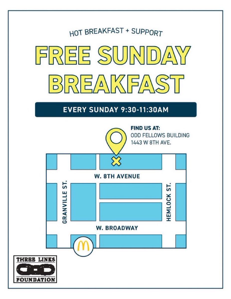 Tomorrow ⬇️

Come have Easter Sunday breakfast in a warm place with friendly folks 🐣 #homelessness #unhoused #foodinsecurity #streetembedded
