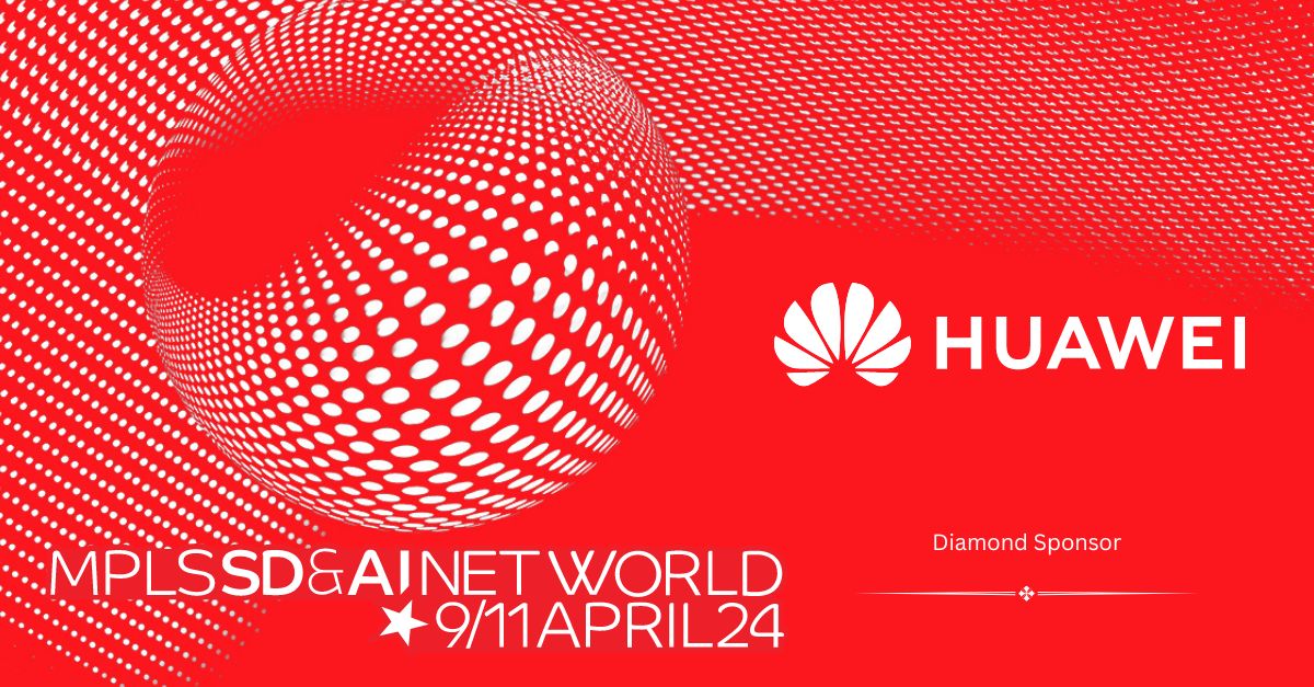 We are delighted to have @Huawei as a Diamond Sponsor at the MPLS SD & AI Net World Congress 💎 📅 April 9th to 11th 📍 Palais des Congrès de Paris Join us in Paris to meet and hear from them for an unforgettable 25th edition 👀 uppersideconferences.com/mpls-sdn-nfv/