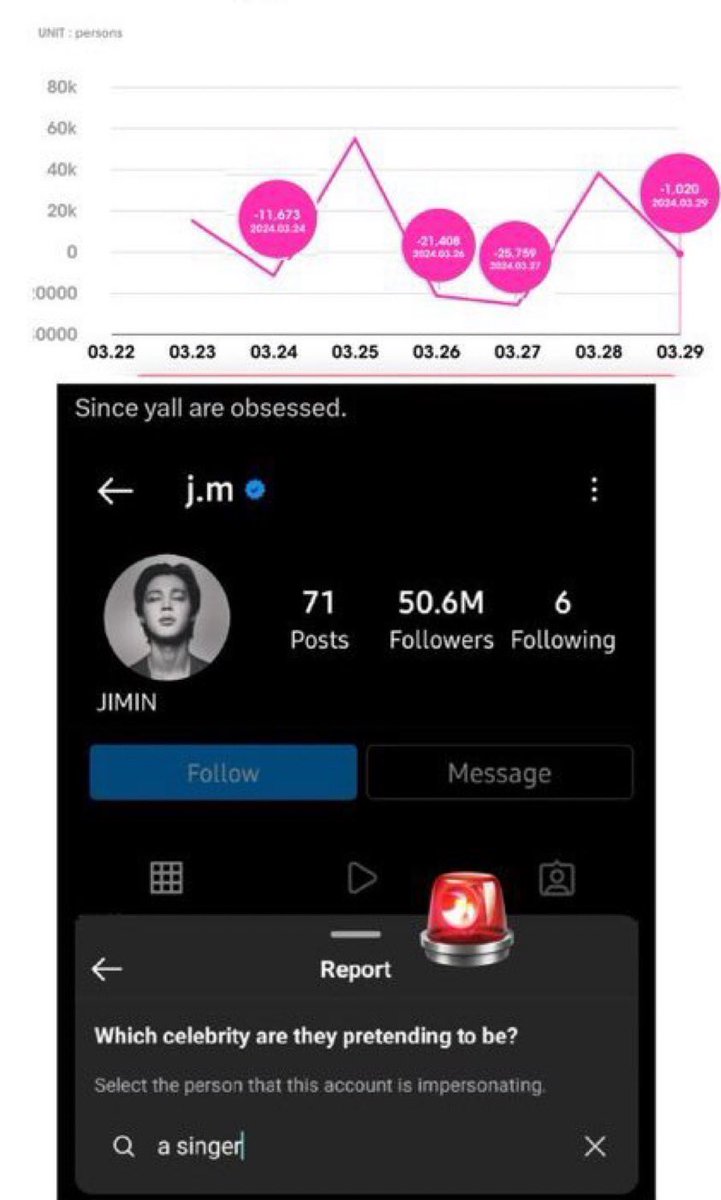 RT + REPLY

인스타 그램에서 지민의 계정(@ jm)이 허위신고로 수개월간 쉐도우밴으로 계정이 가려지고 있는걸로 확인되었습니다
해당계정 살펴봐주시고 제대로된 계정으로 돌려주시고
악의적인 신고나 허위신고가 있다면 그렇게 하는 계정 제재를 해주시기를 부탁드립니다
<a href="/instagram/">Instagram</a> <a href="/InstagramComms/">Instagram Comms</a>