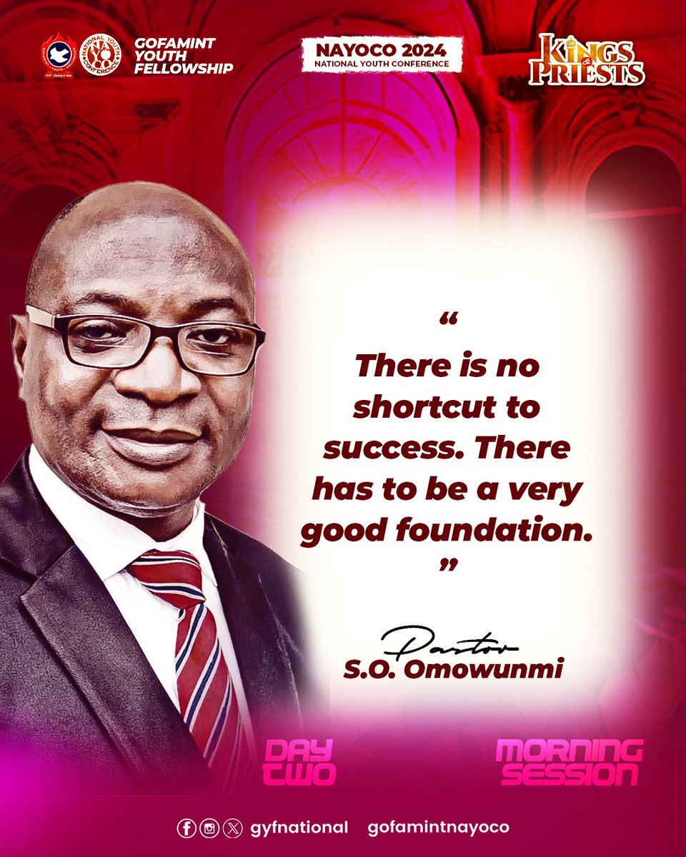 Such an immense blessing to receive from our dear father. Pastor S.O. Omowumi #gofamintnayoco #NAYOCO #kingsandpriests #GOFAMINT