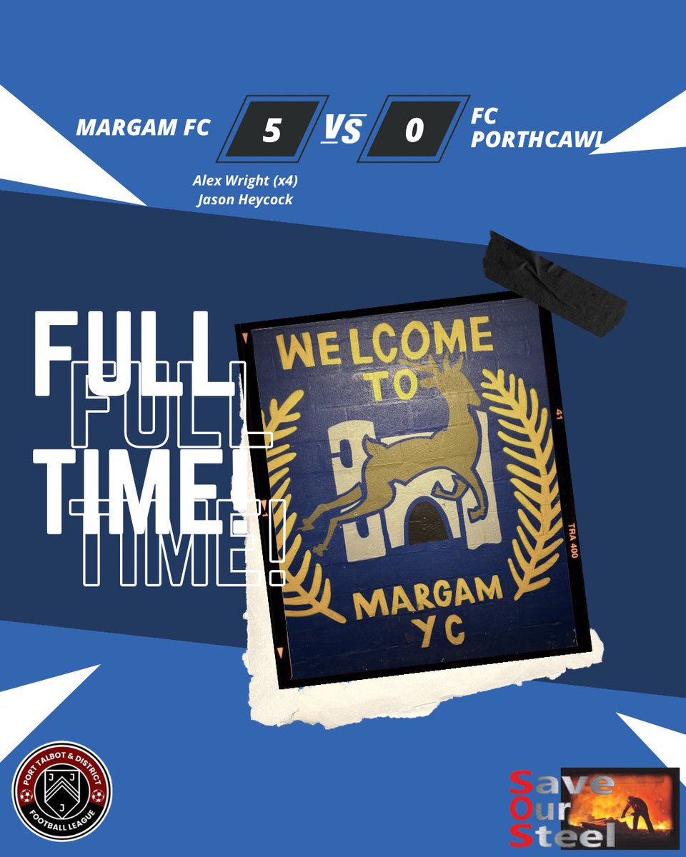 FcMargam's tweet photo. +3 and a clean sheet.
Another step in securing the title.

Quality performance from the boys yet again and we’re now within touching distance of being crowned champions.

Best wishes to @FCPorthcawl for the rest of the season.

🦌🔵

#VIVAMARGAM https://t.co/CXTpNP6yAJ