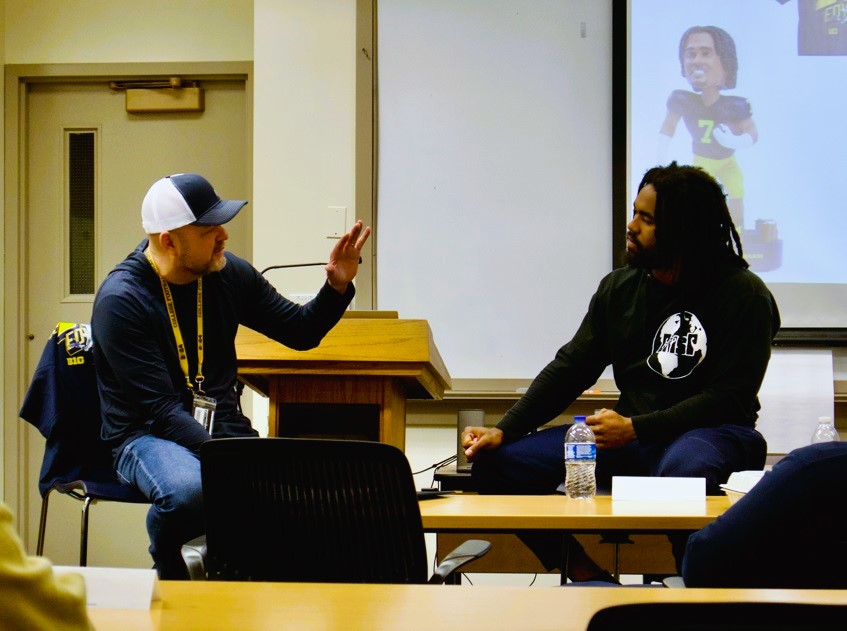 While my classes are 'off the record,' I can share that I was so impressed with Donovan Edwards in EDUC 335: Name, Image & Likeness. He was humble, insightful, & reflective about his journey at U-M and experience with NIL, just an outstanding guest - #GoBlue #LeadersAndBest