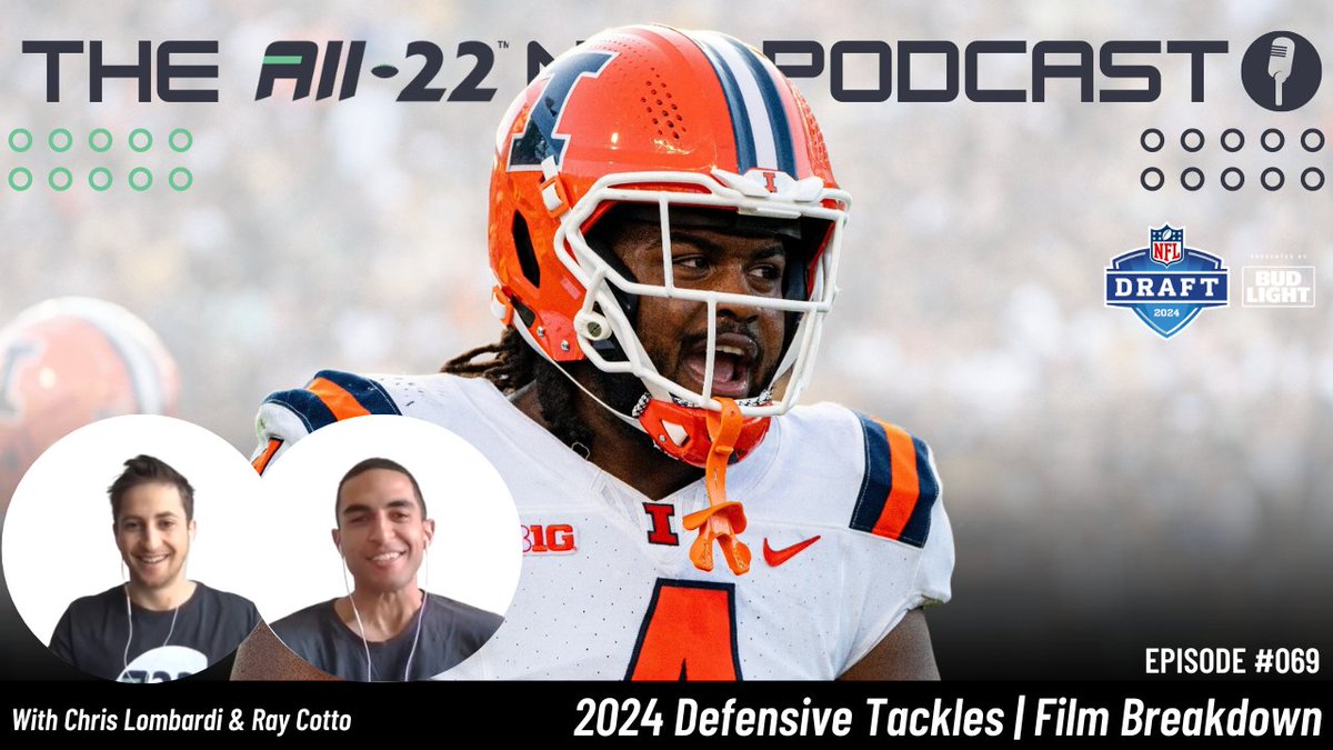 What makes the top of the Defensive Interior class in 2024 stand out from the rest? The All-22 guys discuss on a nice 69th episode of the All-22 NFL Podcast #nfldraft #nfl #draft #texaslonghorns #pff youtu.be/nN8m9uQ7A_A?si…