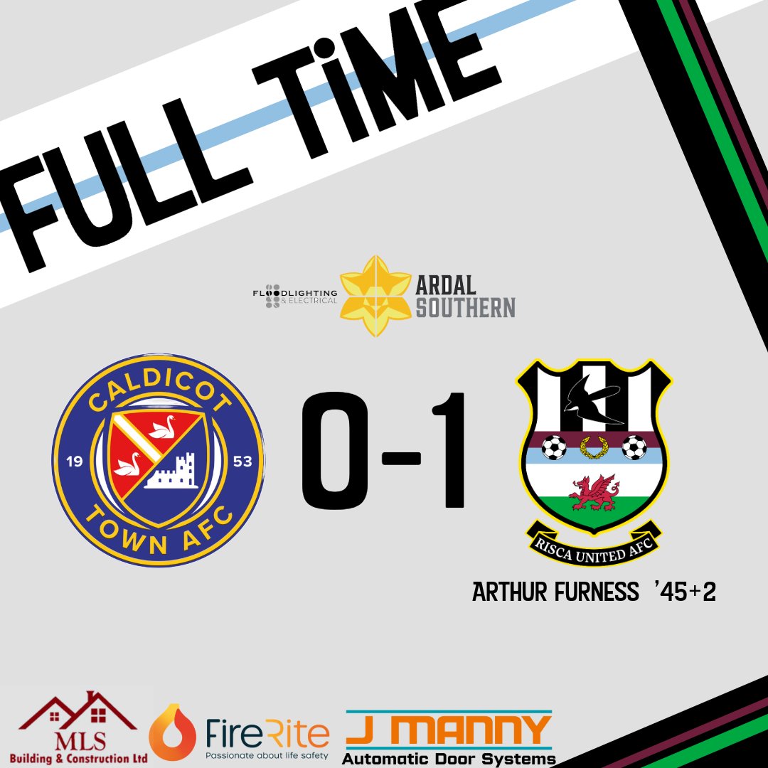 FULL TIME! ✅

A massive 3 points on the road thanks to a goal just before half time from <a href="/ArthurFurness/">Arthur Furness</a>! 👏

Wasn't an easy game at all but all the best to <a href="/CaldicotTownAFC/">Caldicot Town AFC</a> for the rest of the season!