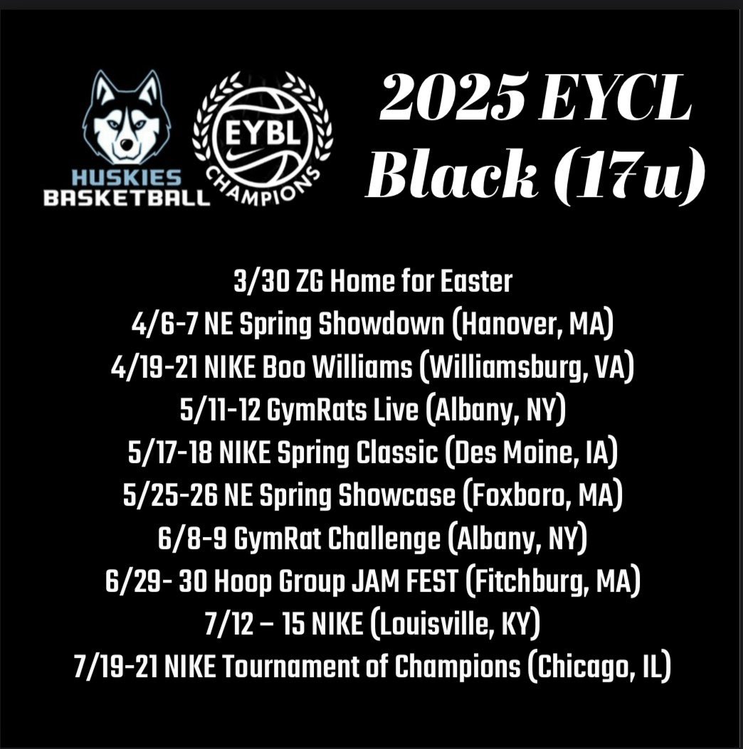 Jasmine James (@jazzj_21) on Twitter photo Here is my schedule for the spring AAU season!! I am so excited!! <a href="/MAHuskies_eycl/">Mass Huskies EYCL</a> <a href="/ElzeyJames1/">Elzey James</a> Here is my schedule for the spring AAU season!! I am so excited!! <a href="/MAHuskies_eycl/">Mass Huskies EYCL</a> <a href="/ElzeyJames1/">Elzey James</a>