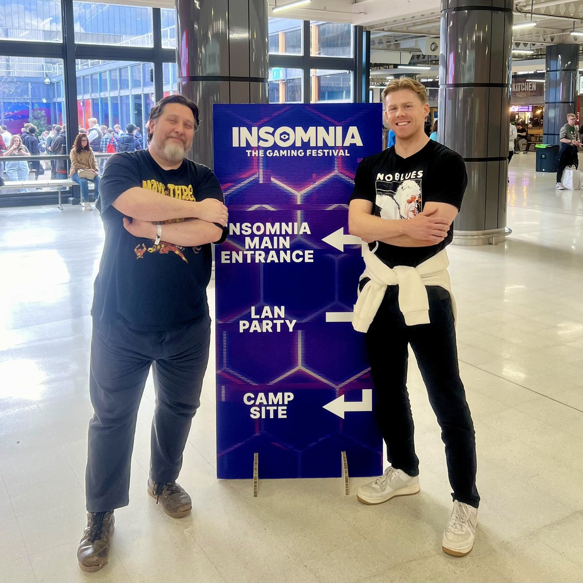 We’re at Insomnia and we aren’t going to leave until they give us more RF tickets!!