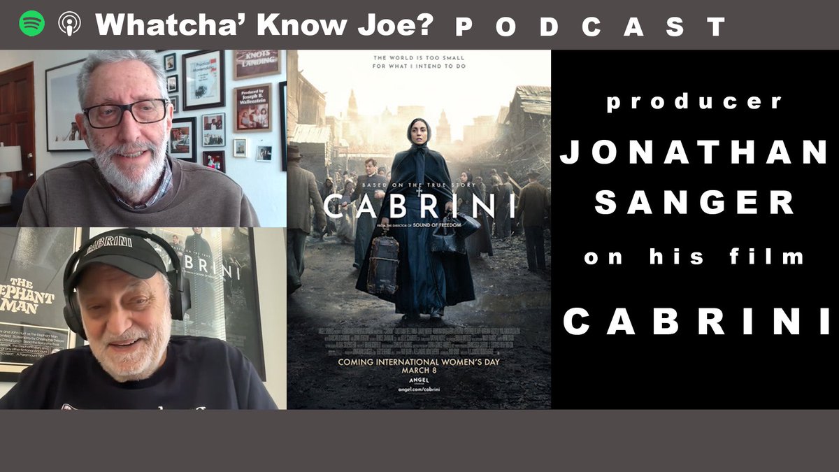 Had a blast producing another episode of the Whatcha’ Know Joe? podcast.  Joe chats with friend & producer Jonathan Sanger on the release of his film, Cabrini.  #cabrinifilm #podcasters #Filmmaker #podcastproucer youtu.be/geiojs_qImw?si…