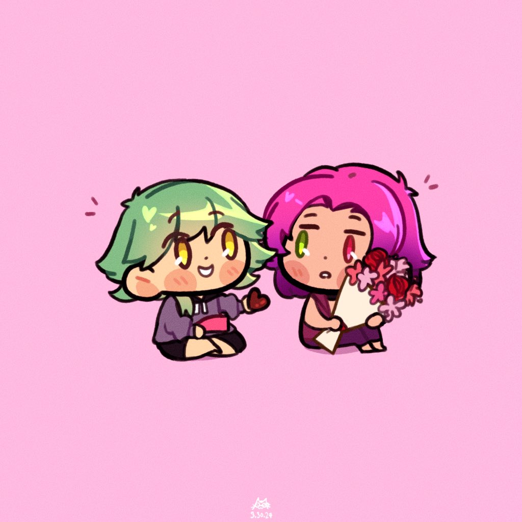 comfycat__'s tweet photo. You want some? 
#Kaynez / #Ezkayn 💜💚 https://t.co/EQtIaiR47p