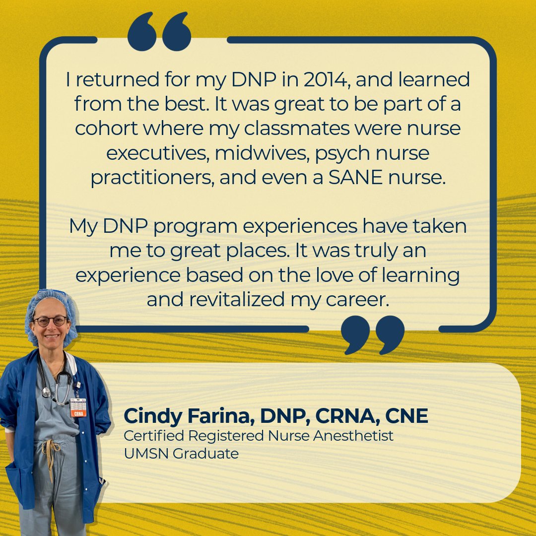 The things our nursing students learn help them in their professional careers. But don’t just take our word for it, hear from our alumni themselves! #MichiganNursing #WeDare #GoBlue #UMSNProud #MichiganAlumni