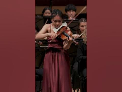 Here's an excerpt of #TiffanyYeung playing the #Brahms Violin Concerto with NYO. Join us on April 6 when she joins SPO in the same masterwork. buff.ly/3PKm2GJ