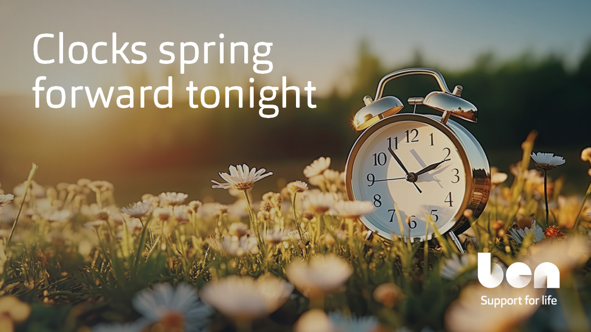 Remember the #ClocksSpringForward tonight! It means we lose an hour, but lighter evenings are here! Hooray! ☀️🙌 If you're in need of a good night's sleep - our top tips can help ➡️ bit.ly/33JX7hU We also have some great sleep tips especially for shift workers too!