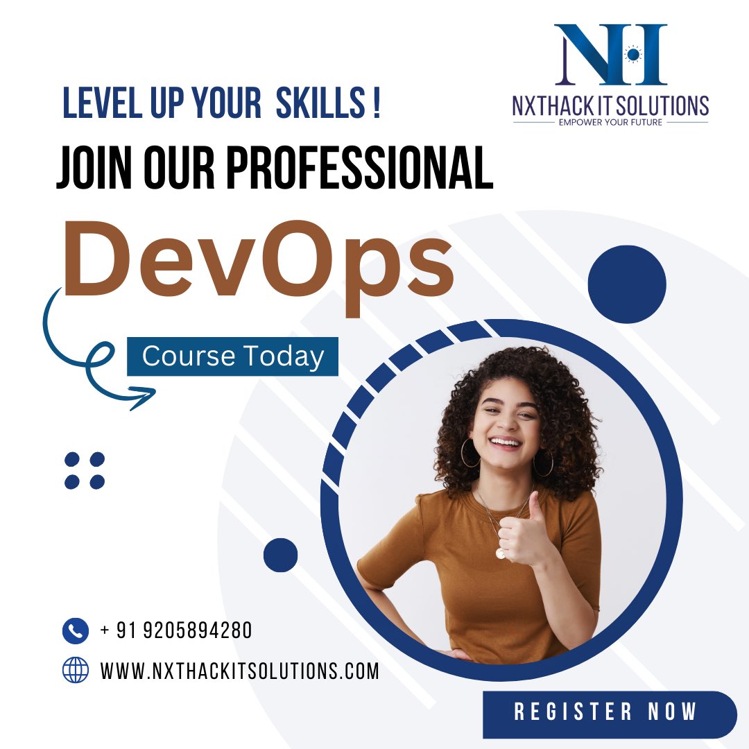 nxthackit's tweet image. Level up your tech skills with NxtHack’s Professional #DevOps course!

Learn in-demand skills &amp;amp; collaborate like a pro.
Flexible online classes + 1:1 mentoring.

#DevOpsCourse #DevOpsEngineer #DevOpsLife #ITcareers #UpgradeYourSkills #NxtHack #nxthackit #DevOpsTraining #awscloud