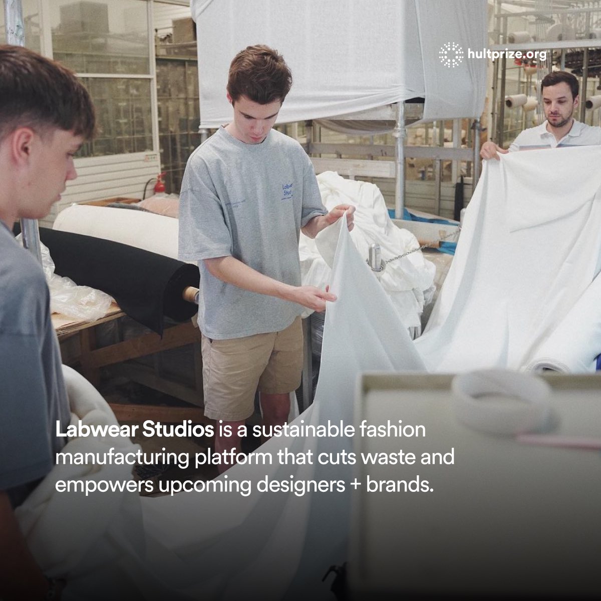 On this #ZeroWasteDay, we spotlight our Hult Prize alumni Labwear Studios 👕 Labwear ensures a circular lifecycle for their garments, making them environmentally friendly and sustainable! ♻️🌎 Learn more at labwearstudios.com 🤏🏼 #hultprize #ZeroWasteDay