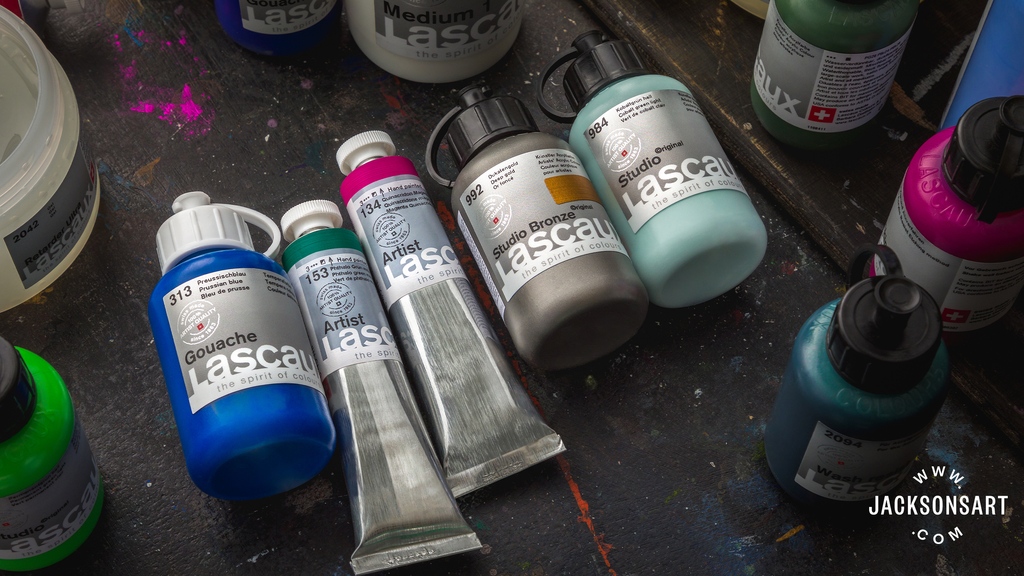 Lascaux are internationally renowned for their premium range of water-based artists’ paints which are handmade in Switzerland. The superb quality of their colours has made them popular with art restorers, as well as professional artist. Lascaux Sale: l8r.it/Zx39