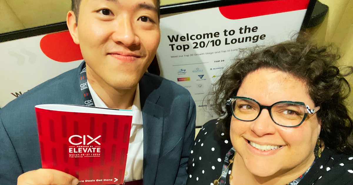 CANsultants Christina, David, and Alexandra had an incredible time at Elevate @CIXCommunity Summit, meeting other startup & innovation enthusiasts 🚀

Wonderful to connect w/ old friends & make new intros.

#ElevateCIX2024 #CIX #CIXSummit #TorontoEvents #TorontoTech #Networking