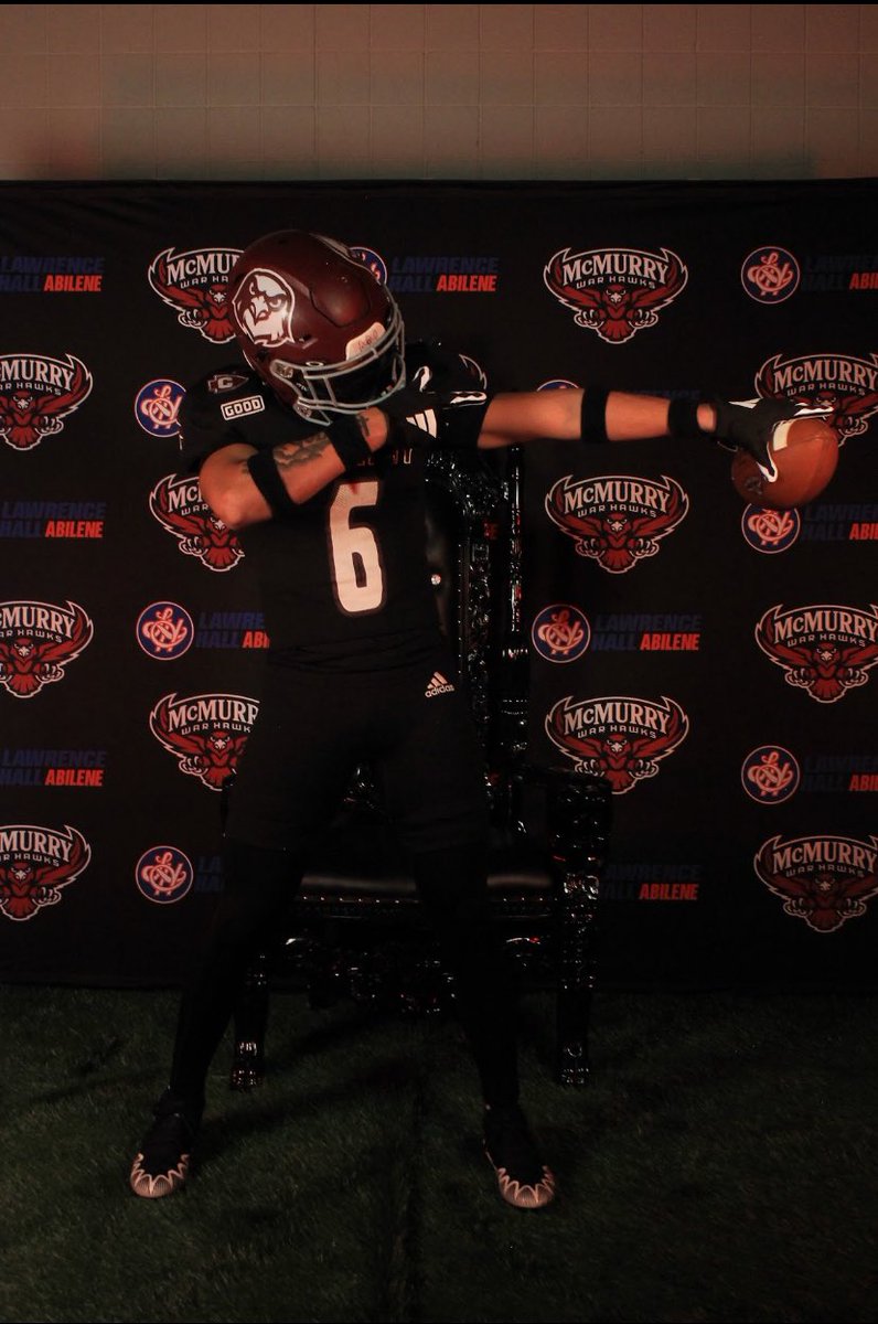 After a great conversation with <a href="/CoachRauMCM/">Mark Rau</a> and <a href="/CoachNealMcM/">JORDAN NEAL</a>, I’m blessed to say I’m 100% committed to <a href="/McMURRYFOOTBALL/">McMURRY FOOTBALL</a> 

Can’t wait for this next chapter and what’s in store next 
<a href="/FbCougar/">ClarkCougarFB</a> <a href="/satxhsfb/">SATXHSFB</a> <a href="/nlevelsports/">Next Level Sports</a> <a href="/BDammone/">Along The Wire</a>