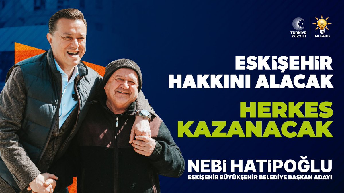 Nebi Hatipoğlu ile
“Eskişehir Hakkını Alacak
Herkes KAZANACAK”